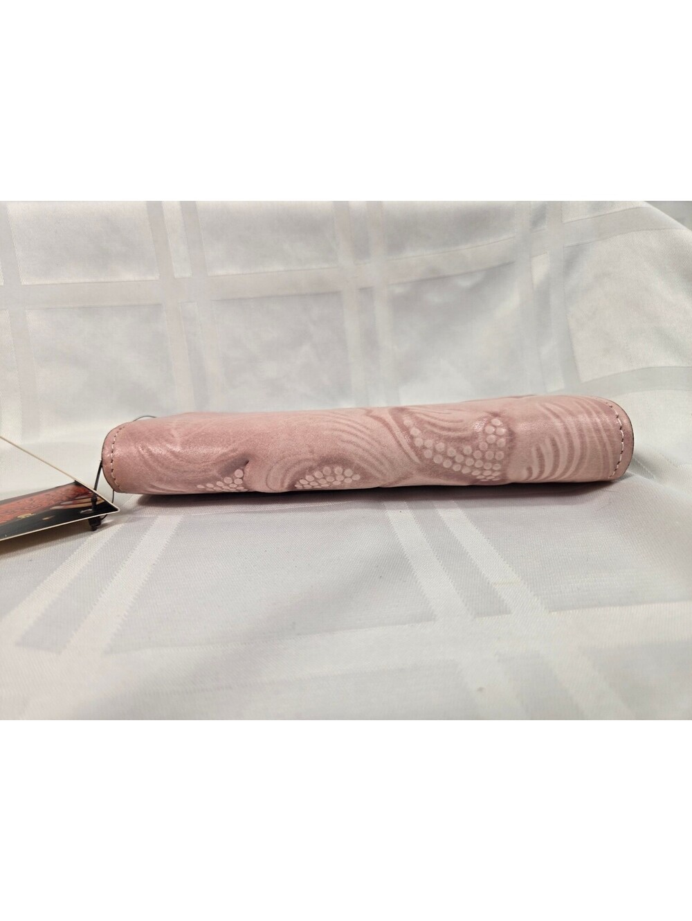 Patricia Nash Cauchy Tooled Rose Leather Clutch Wallet NWT - Picture 8 of 15